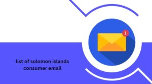 list of solomon islands consumer email