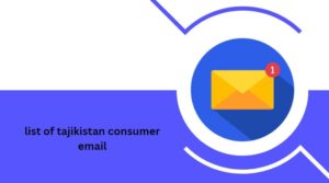 list of tajikistan consumer email